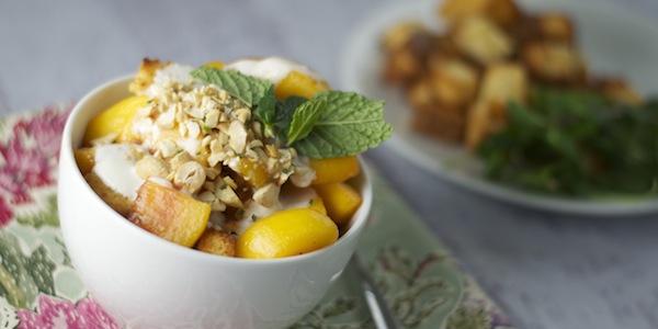 Peach & Orange Blossom Trifle