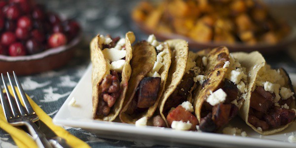 Sweet Potato and Cranberry Chipotle Tacos