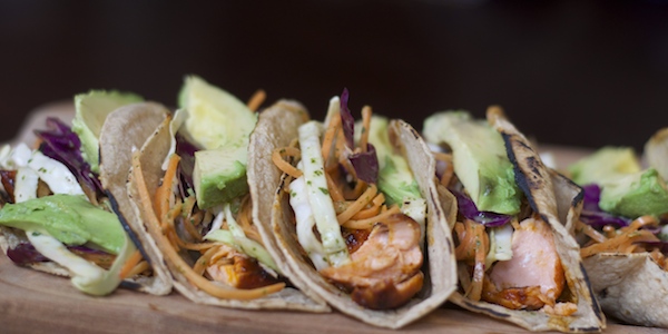 Blackened Salmon Taco