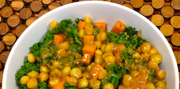 Peanut Butter & Sweet Potato Rice Bowl